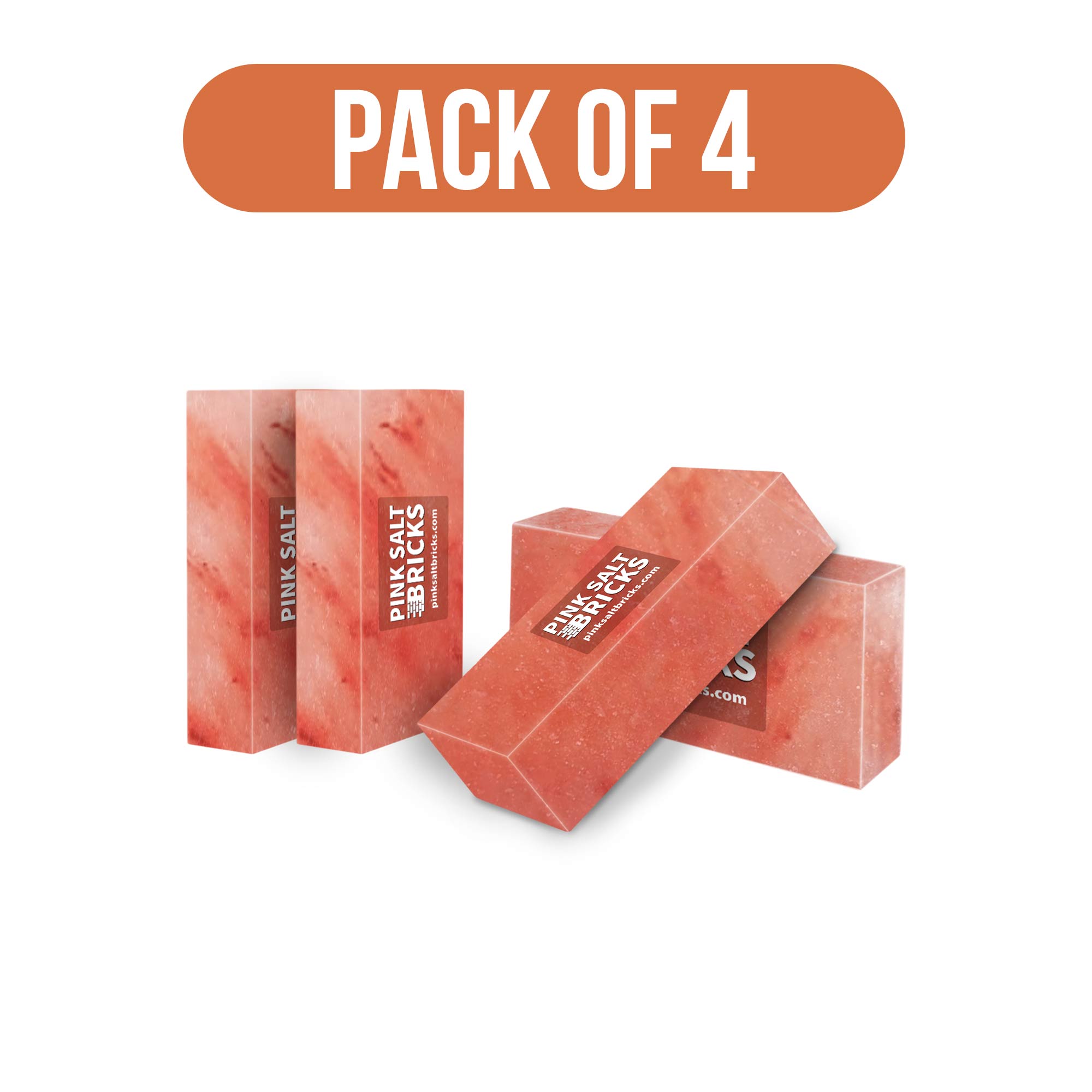 pink salt bricks pack of 4