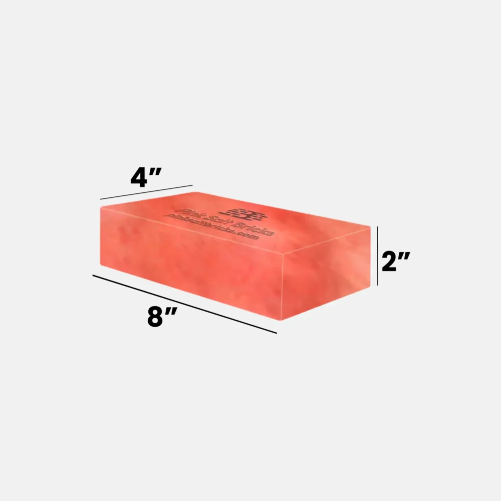 Himalayan Salt Blocks - 8"(L) x 4"(W) x 2"(H)