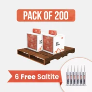 Himalayan Salt Bricks 8" x 4" x 2" Pack of 200 With 6 free Saltite