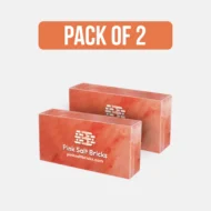 Duo – Himalayan Salt Bricks 8" x 4" x 2" - Pack of 2 - Free Shipping